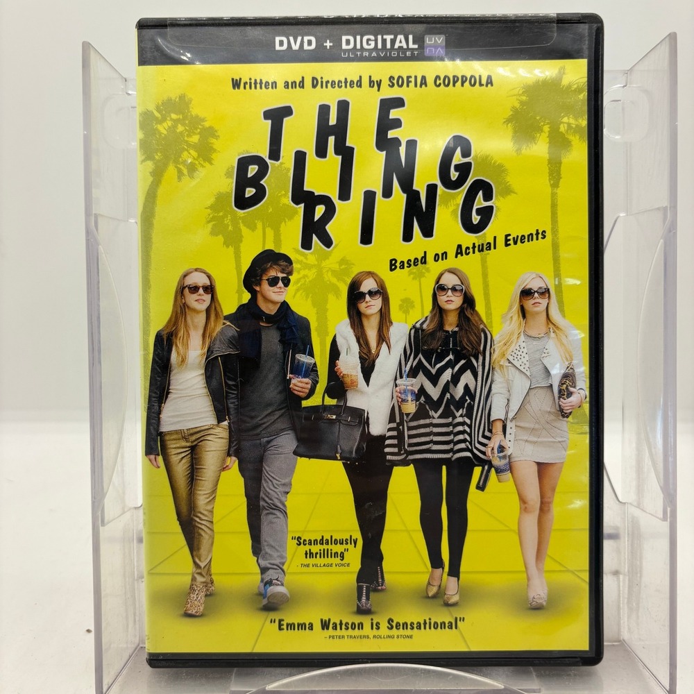 The Bling Ring DVD Emma Watson Sofia Coppola A24 Crime Drama Movie Lionsgate